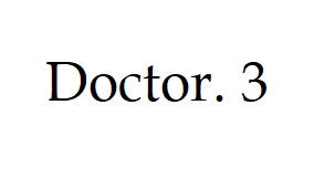 Doctor.3