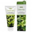 Jigott Увлажняющая пенка на основе экстракта зеленого чая Natural Green Tea Foam Cleansing, 180 мл