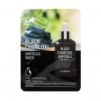 Dr. CELLIO Тканевая маска с углем Black Chacoal Ampoule Mask, 25 мл