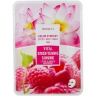 Deoproce Тканевая маска на основе цветов лотоса и малины Color Synergy Effect Sheet Mask Pink, 20 г